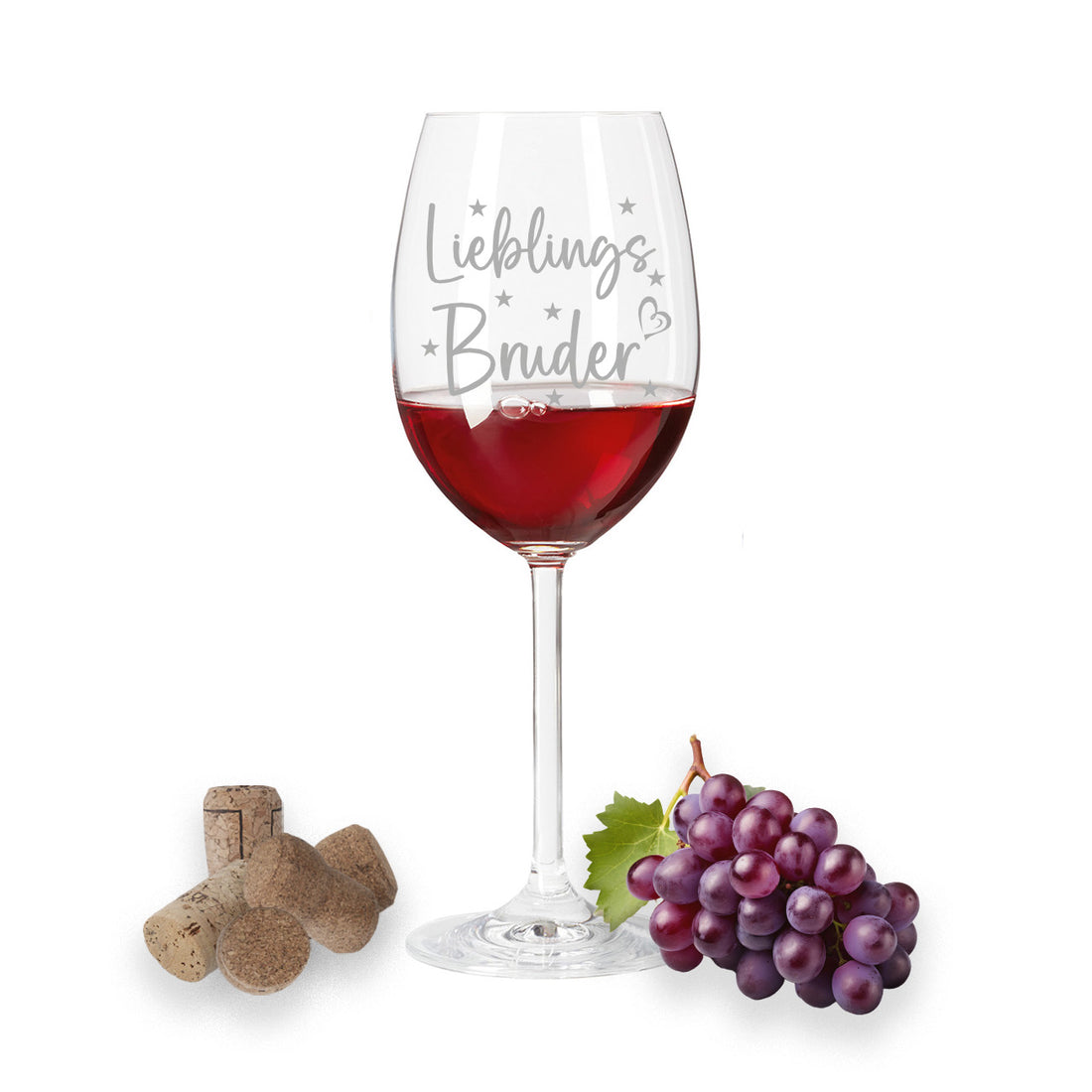 Weinglas "LIEBLINGS BRUDER" Leonardo Daily